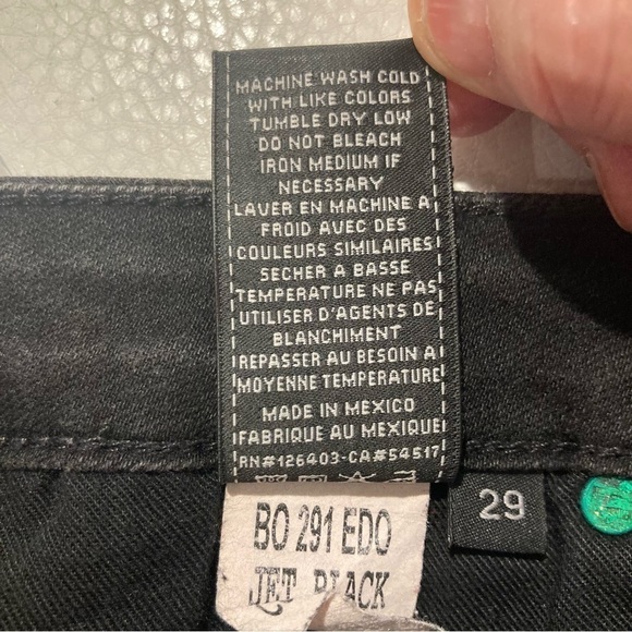 BLACK ORCHID Sz 29 Skinny Jet  Black Jeans - Picture 9 of 11